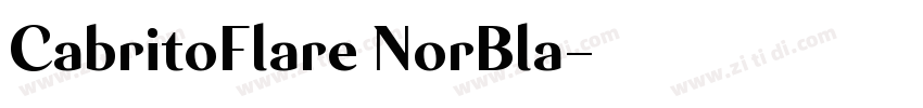 CabritoFlare NorBla字体转换